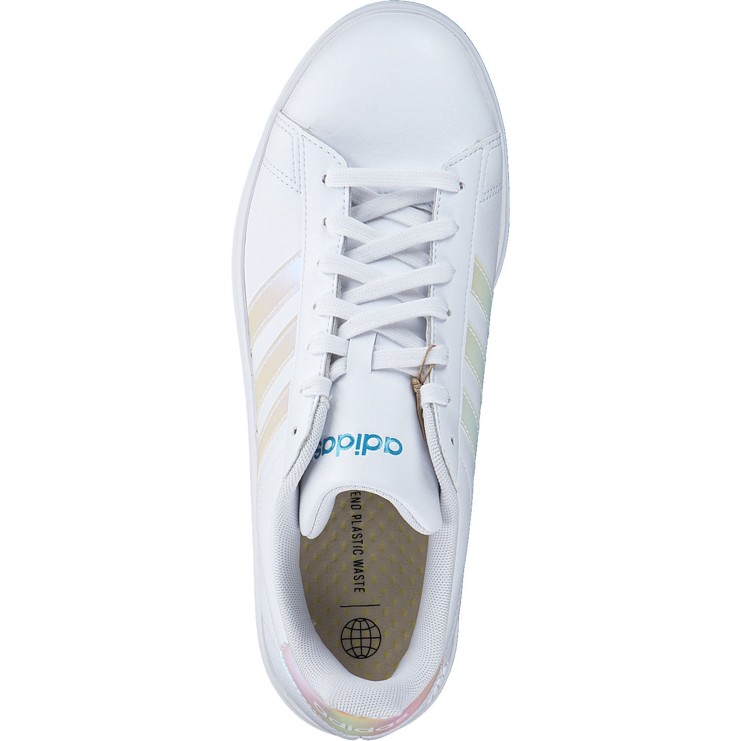 Adidas Grand Court 2.0 W, Sneakers Low, Damen, white/white
