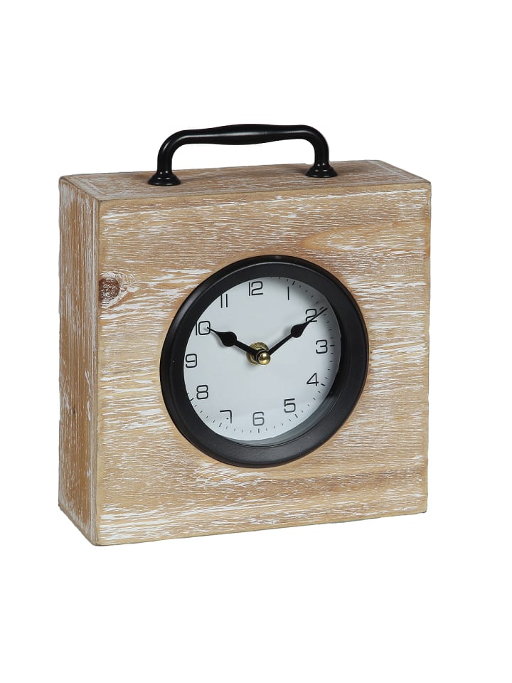 Ambiente Haus Tischuhr holz 23cm günstig kaufen onesize
