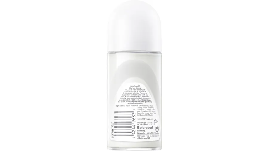 HIDROFUGAL Classic Dezenter Duft Roll on 50ml 50 ml
