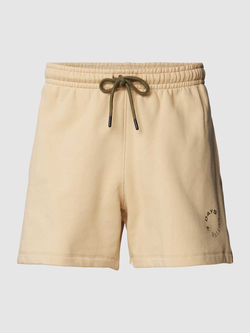 Sweatshorts mit Tunnelzug Modell 'Moe' in sand