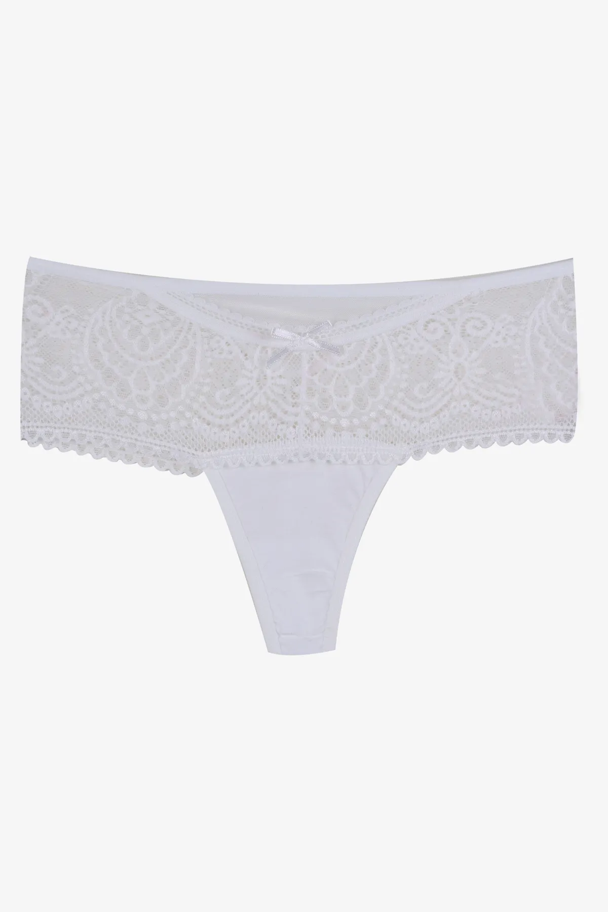 koza iç giyim  3-teiliger Tanga mit Spitzendetail für Damen