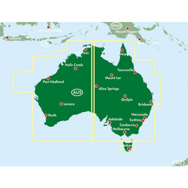 Australien 1 : 3.000.000 - Straßenkarte