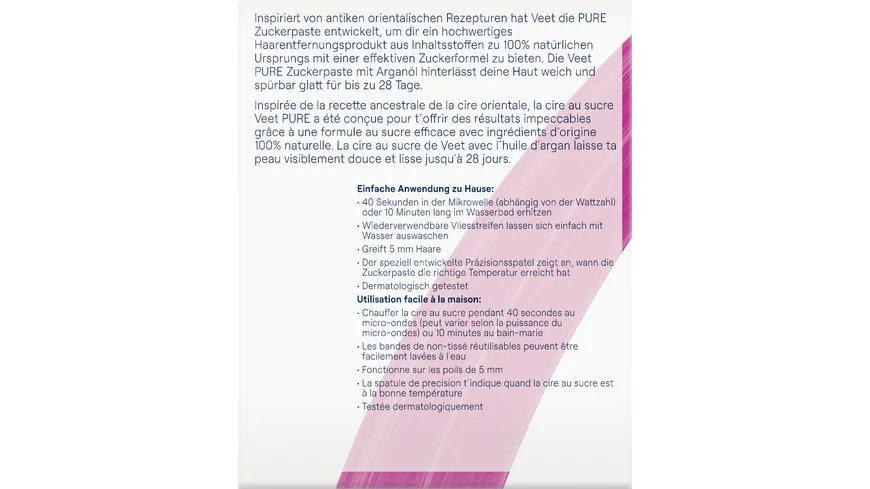 Veet PURE Zuckerpaste 250 ml