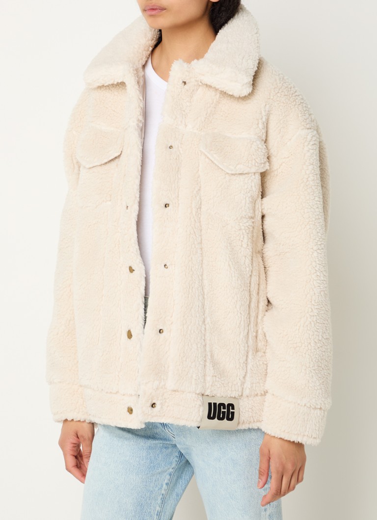 Teddy bunda UGG Frankin s náprsními kapsami