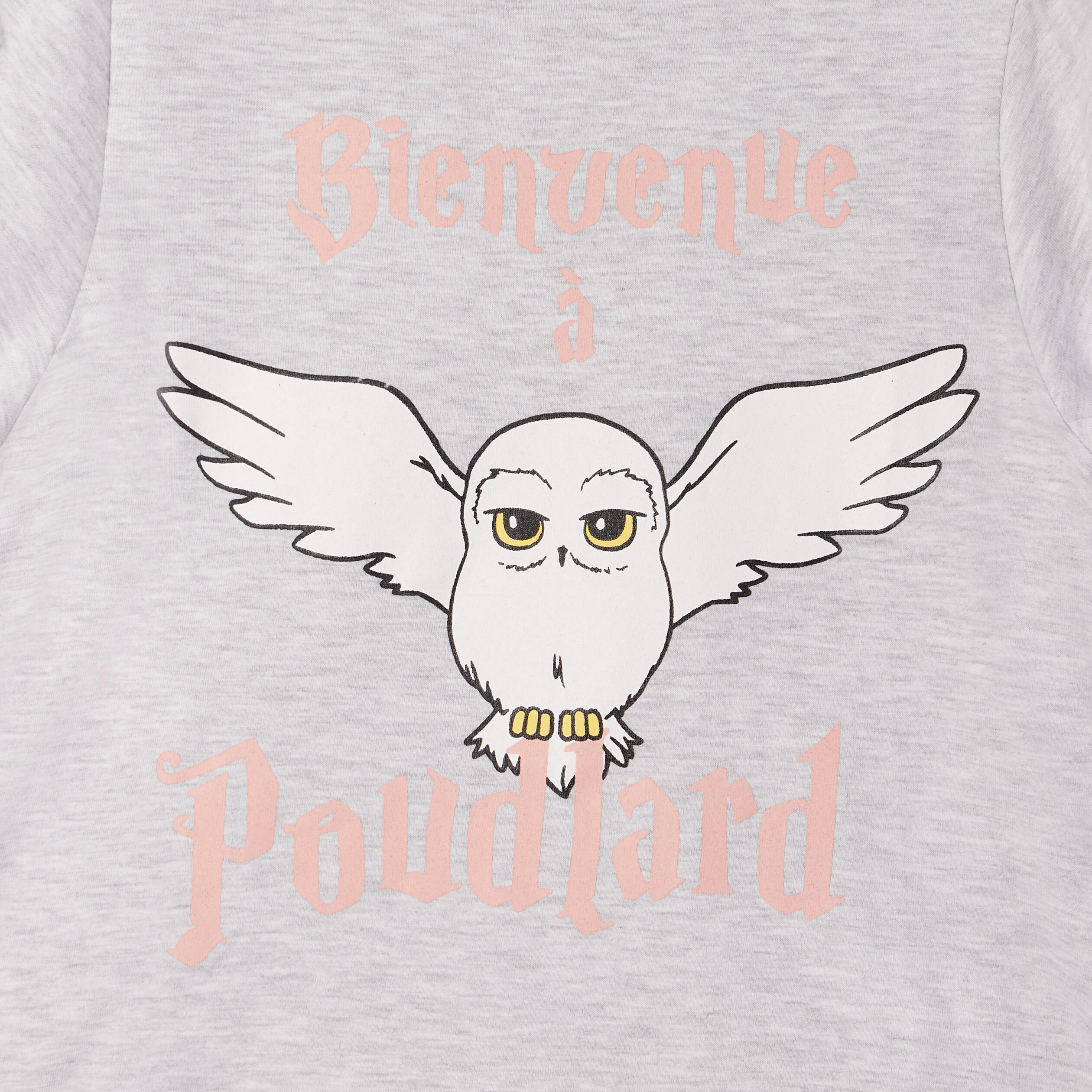 Ensemble de pyjama Harry Potter gris clair fille | La Halle