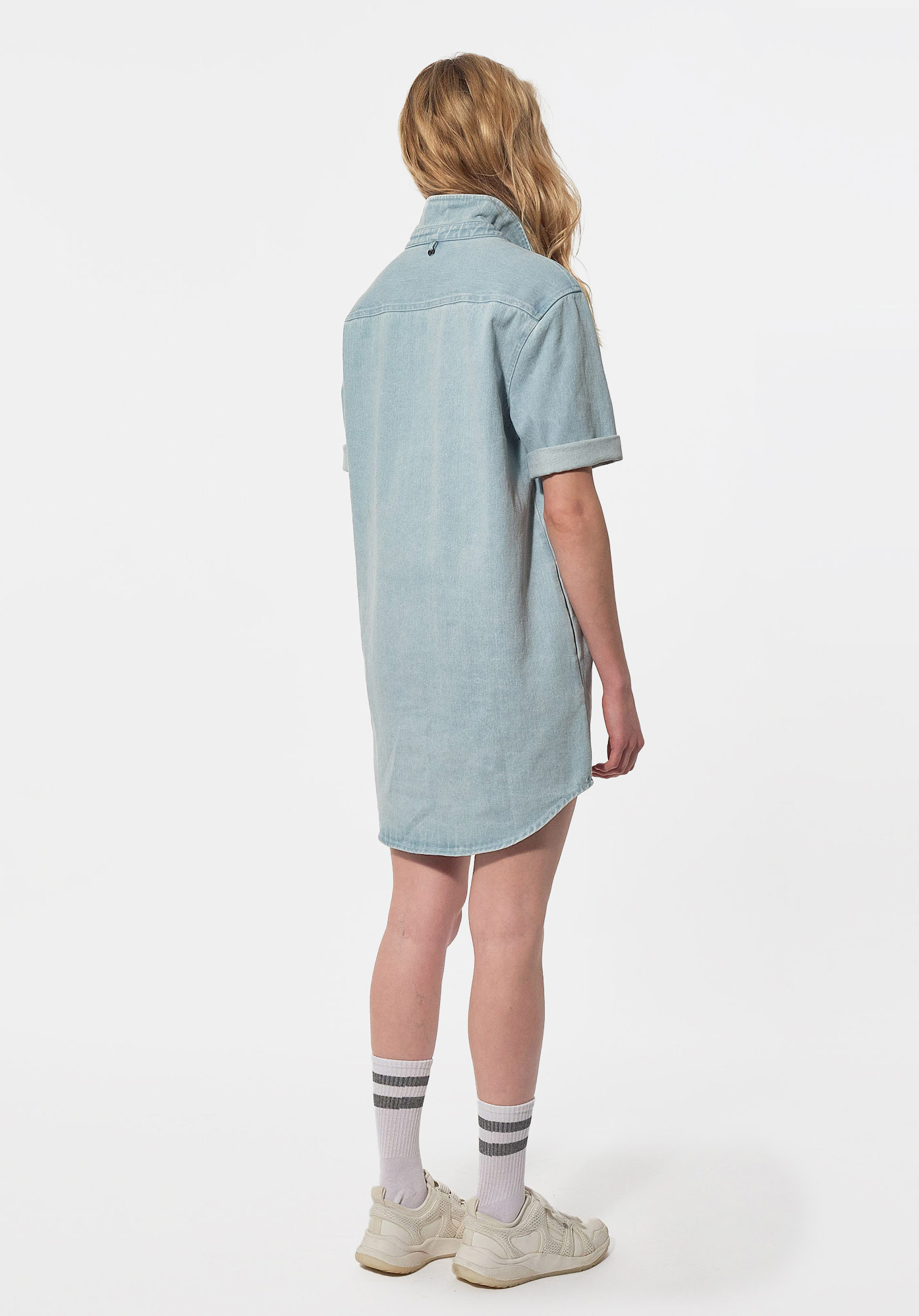 BIRD   Robe en jean Femme en 100% coton
