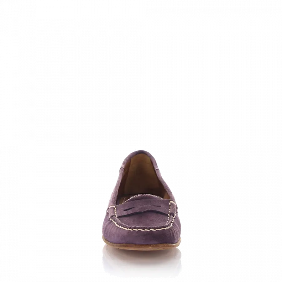 Rossano Bisconti - Slipper Softy Veloursleder lila - lila
