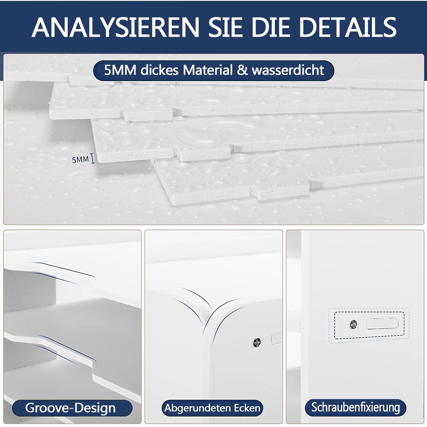 zggzerg Aktenregal Schreibtisch-Organizer, Briefablage, Dokumentenhalter, A4-Papierablage