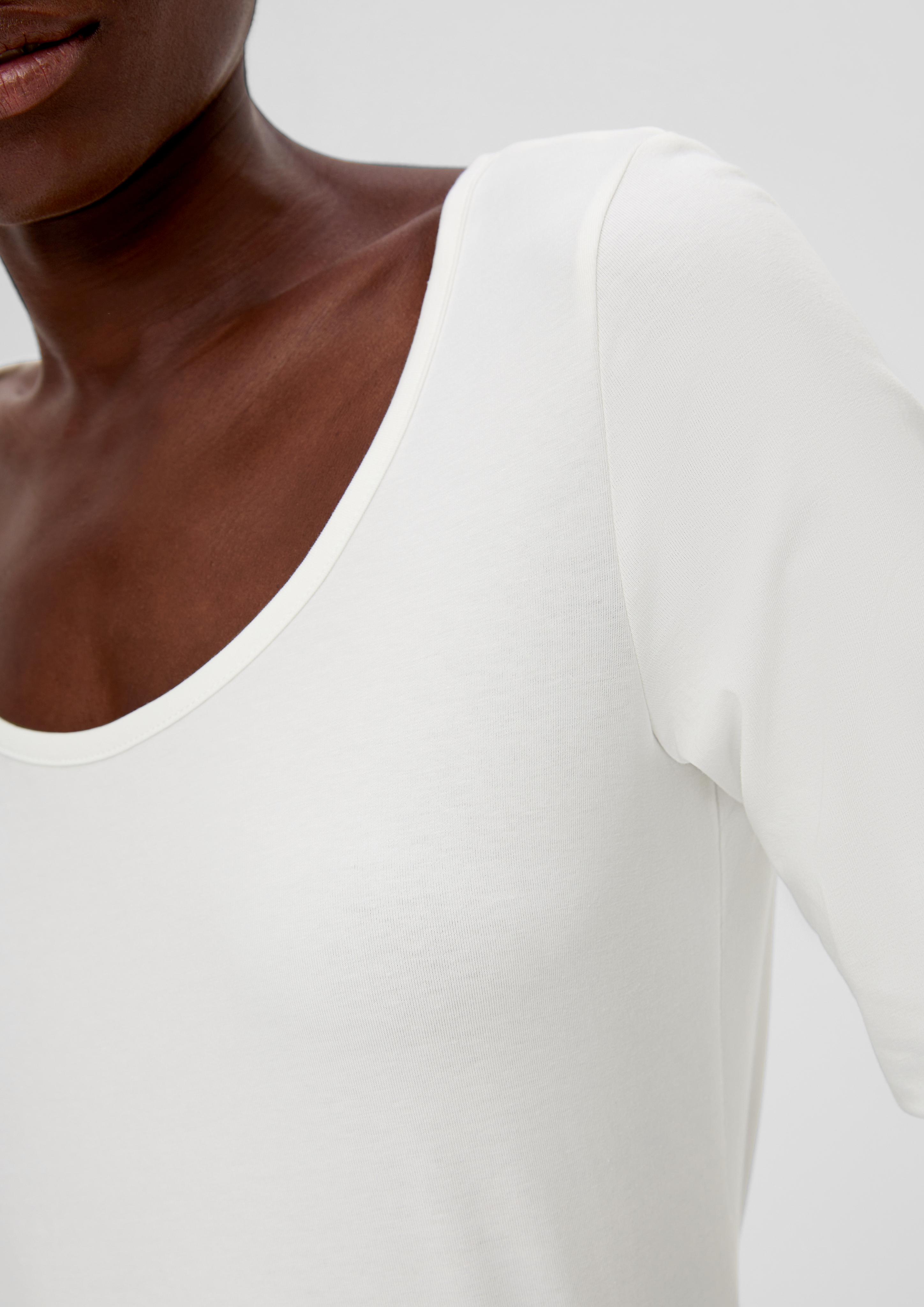 Longsleeve aus Baumwollstretch  2135961-0210