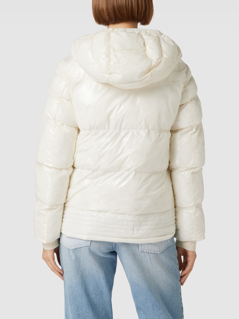 Steppjacke mit Label-Details Modell 'KARINE' in offwhite