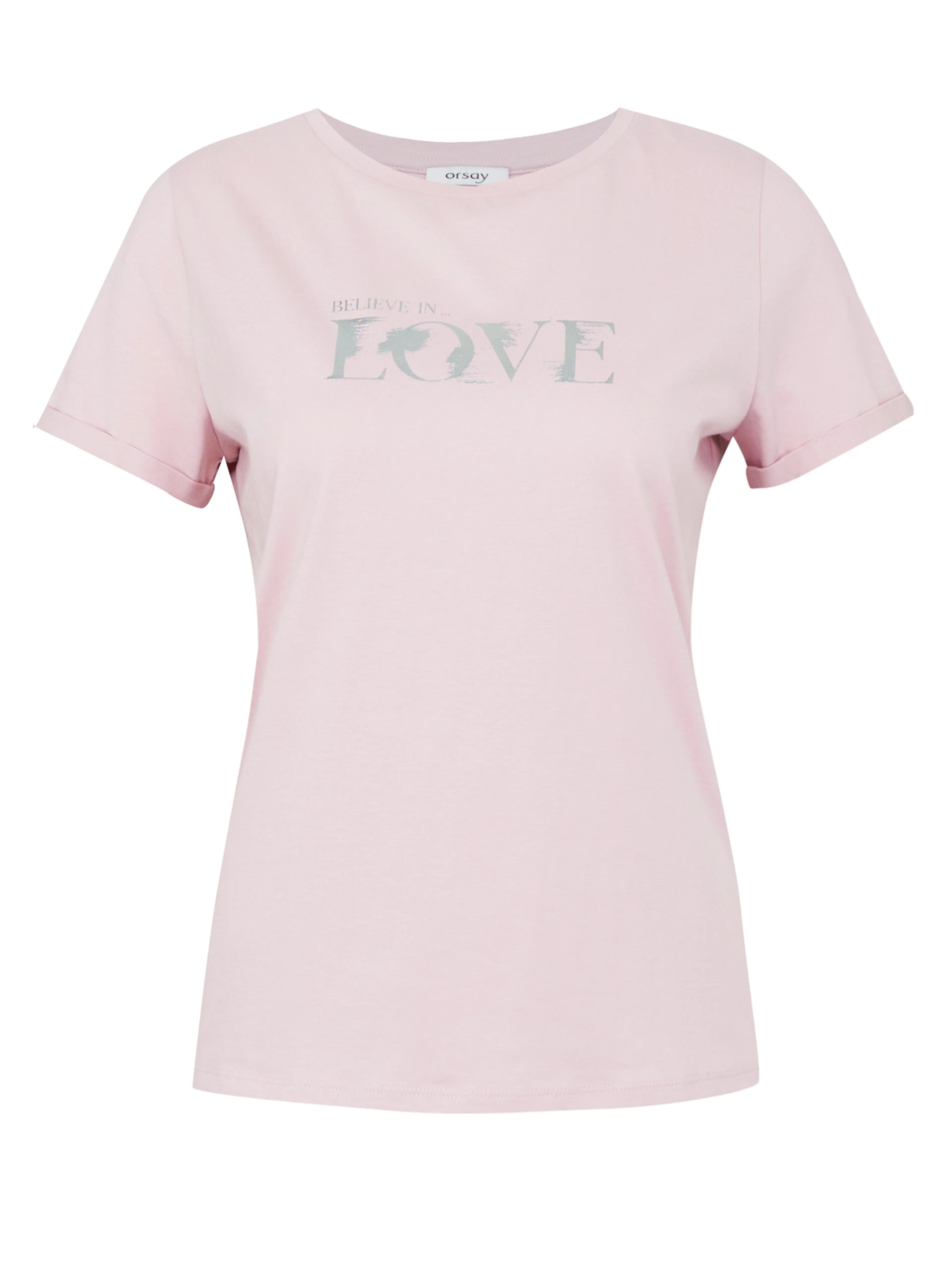 Hellrosa Damen-Kurzarm-T-Shirt ORSAY
