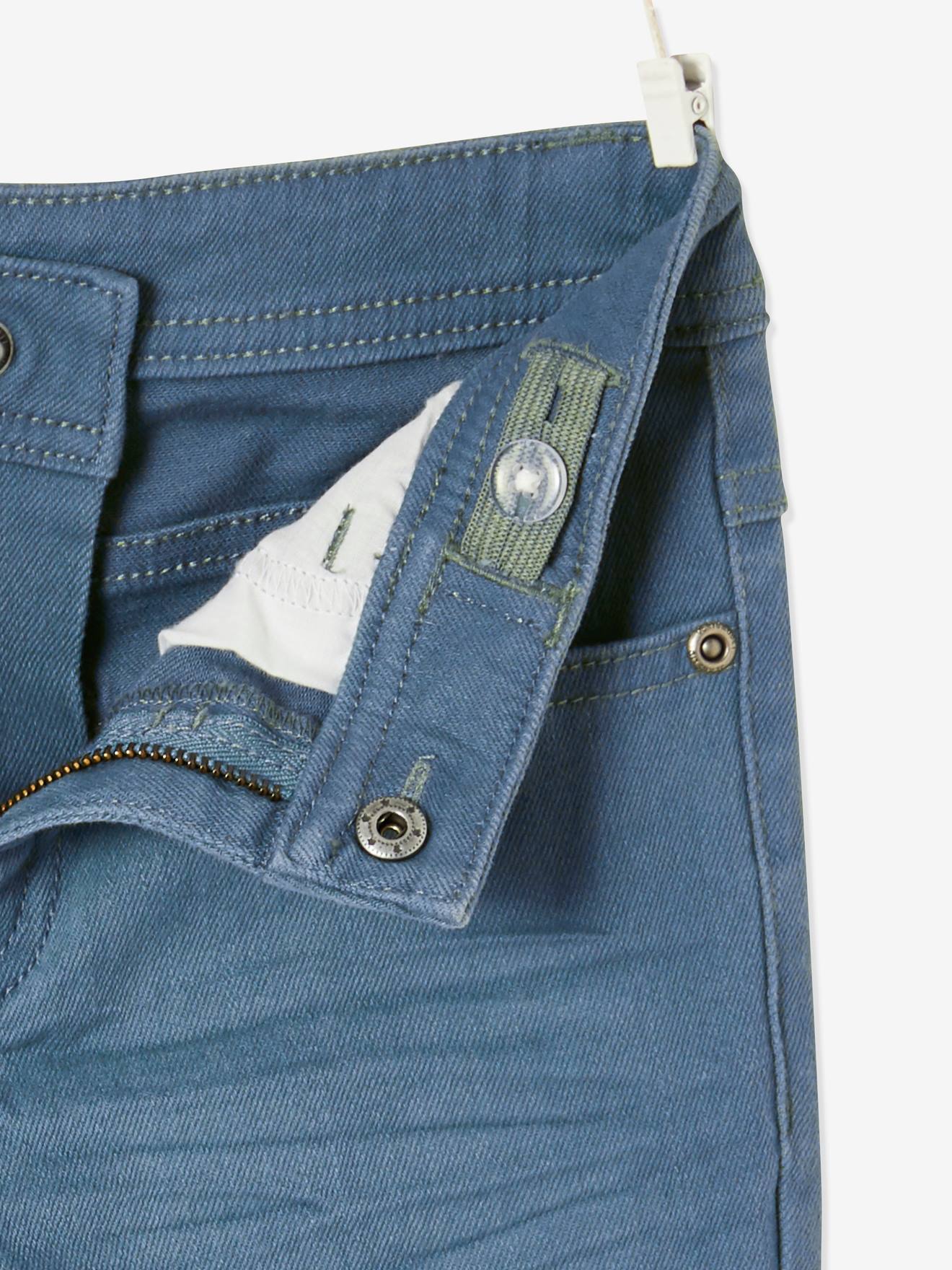 Pantalon slim MorphologiK tour de hanches LARGE garçon acajou