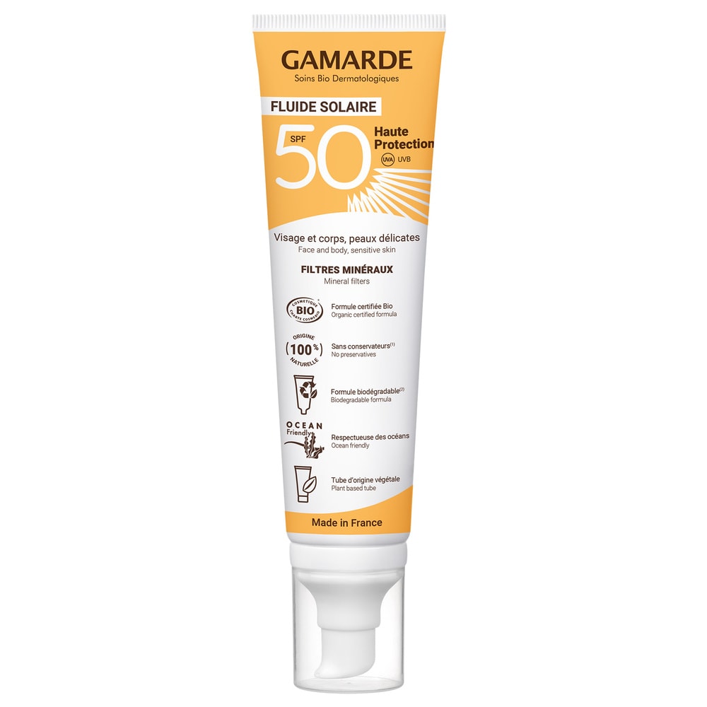 gamarde HAUTE PROTECTION SPF 50 - Tube pompe 100 ml Soin solaire haute protection
