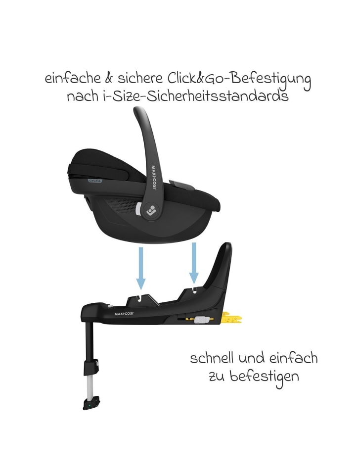 Maxi-Cosi Babyschale Pebble S i-Size ab Geburt - 15 in schwarz günstig kaufen onesize