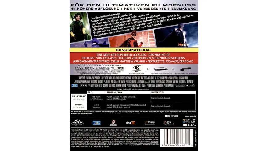 Kick-Ass  (+ Blu-ray 2D)