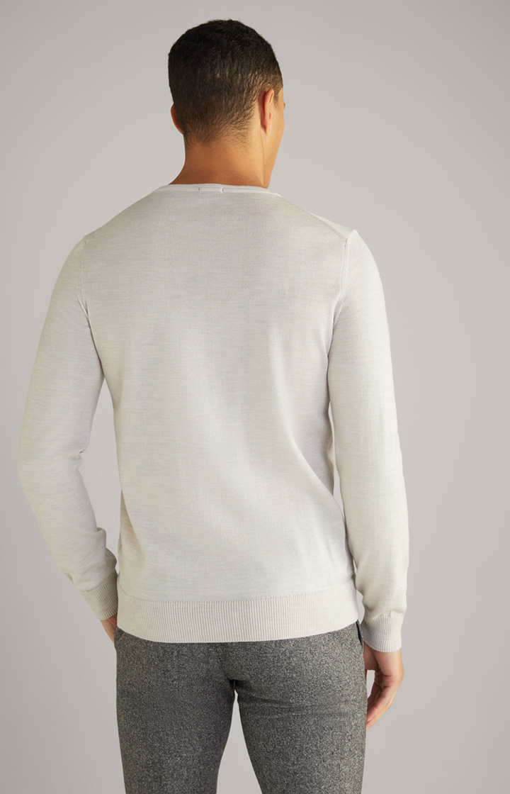 Merinowoll-Pullover Denny in Beige