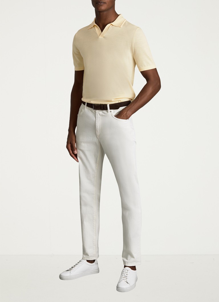 Tricou polo din lână Reiss Duchie slim fit