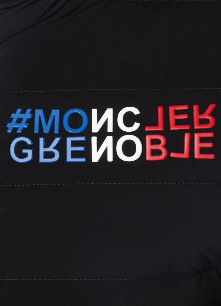 Geacă matlasată Moncler Crepol cu puf și logo