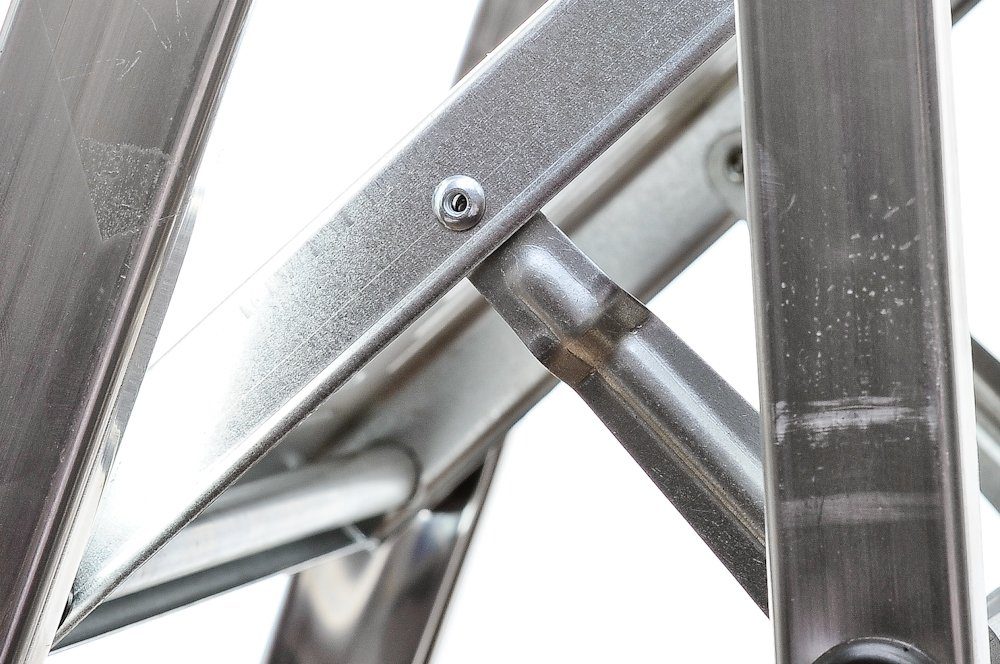 VaGo-Tools Vielzweckleiter VaGo Haushaltsleiter Leiter 4 Stufen Klappleiter (Stück)
