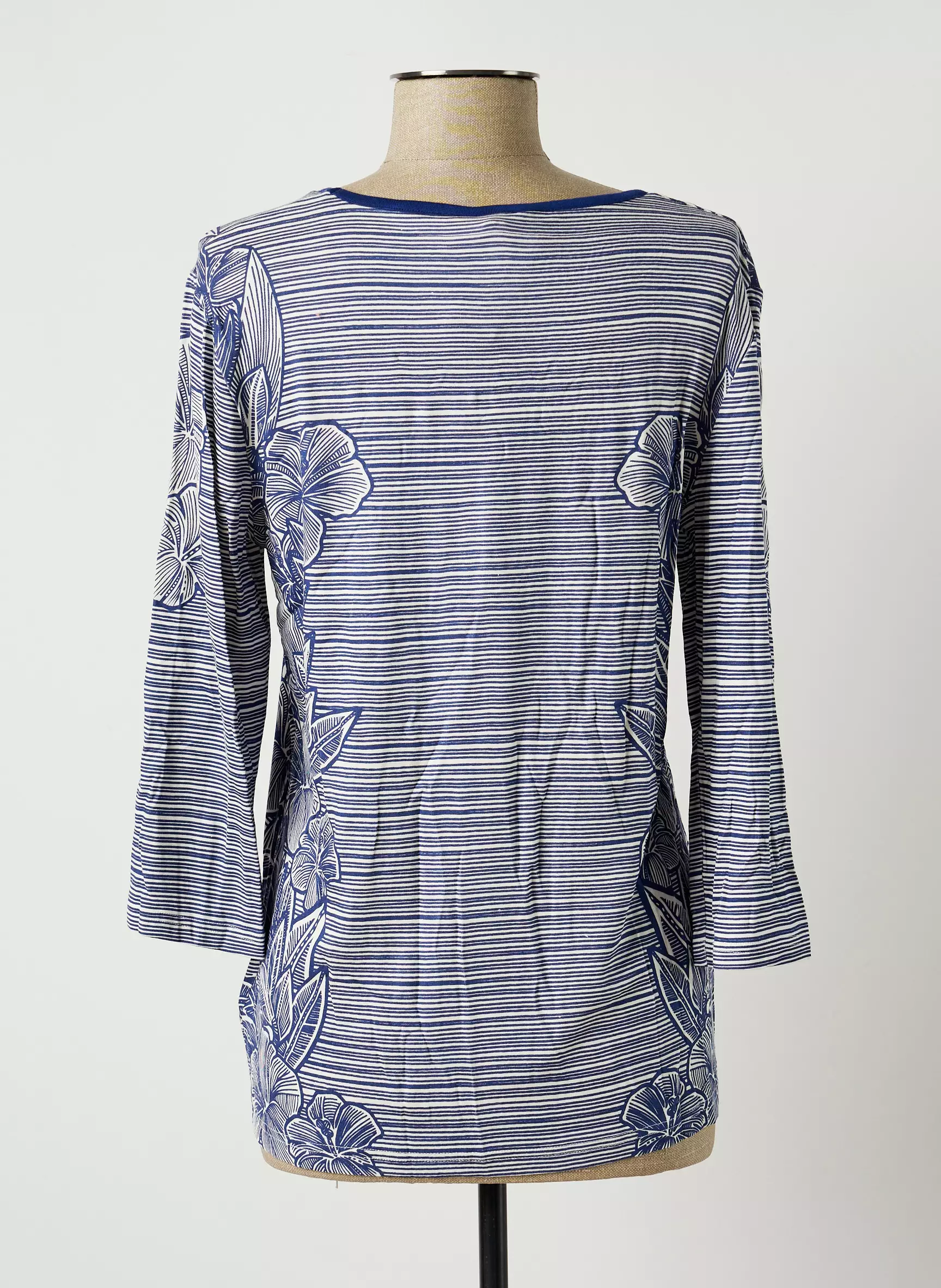 Damart Tshirts Femme couleur bleu