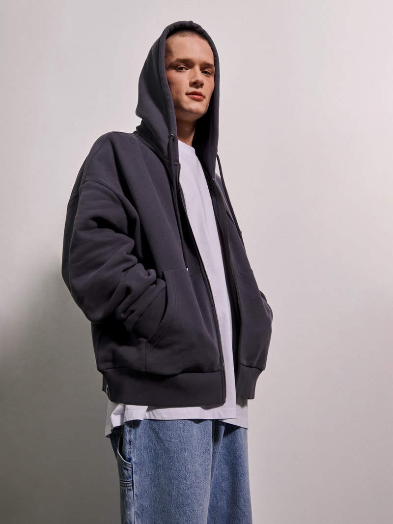 Sweatjacke mit Kapuze - Get up the Movie x P&C in schwarz