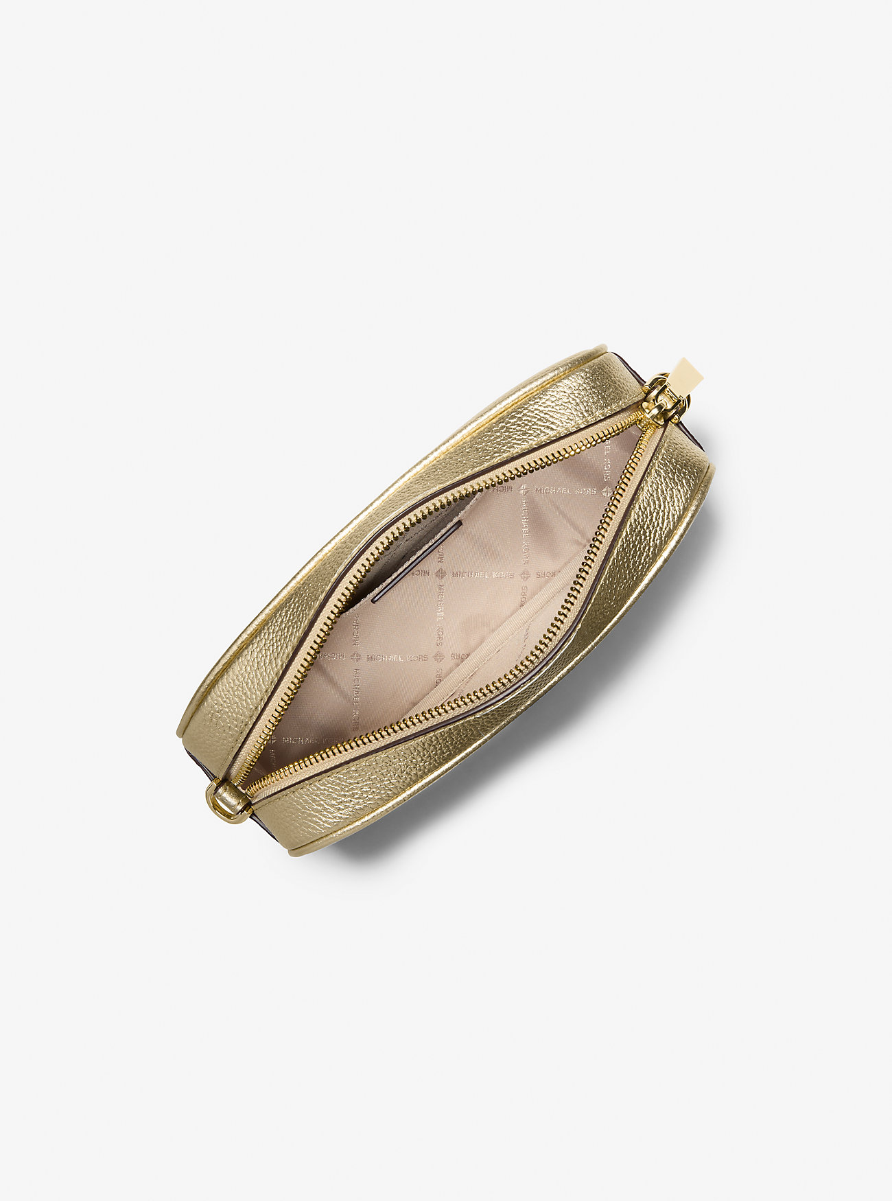 Ginny Metallic Skinnveske - BLEKEGYLL