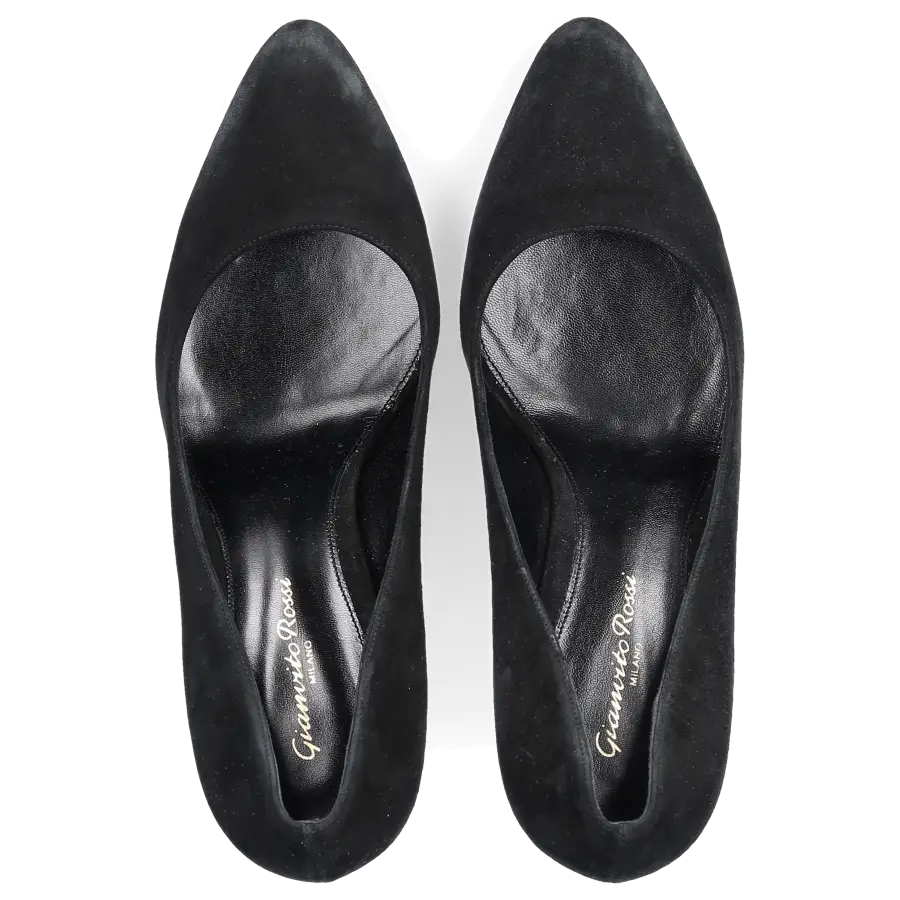 Gianvito Rossi - Pumps Veloursleder schwarz - schwarz