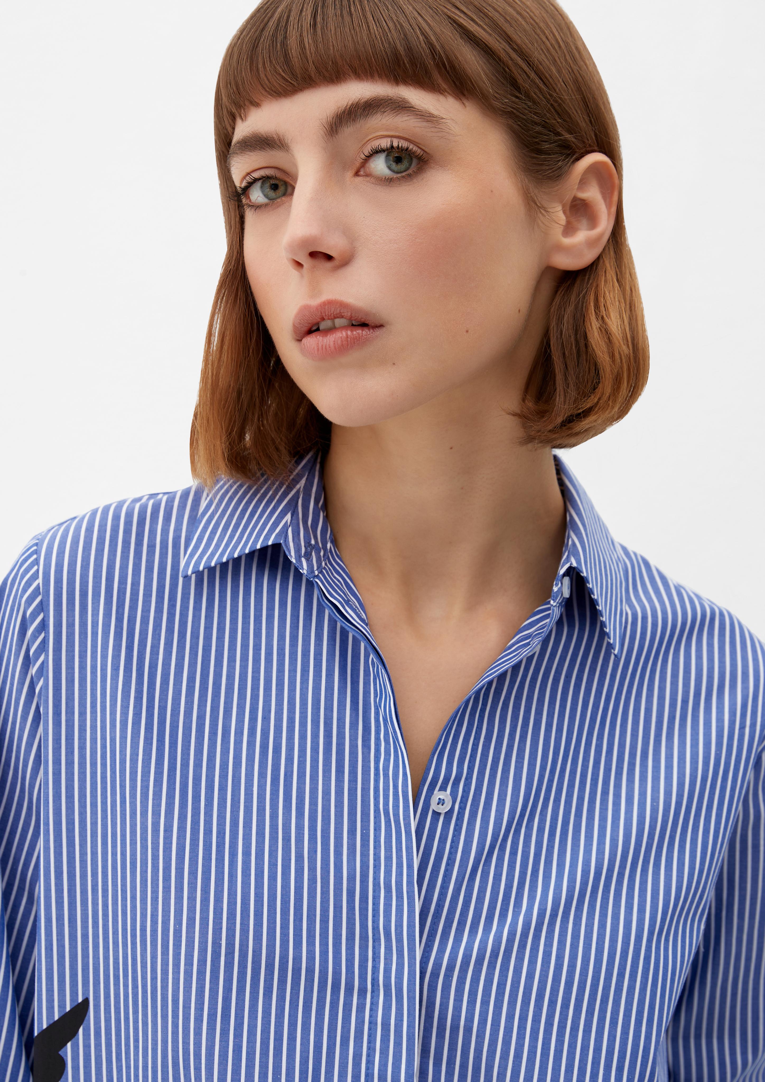 Longbluse mit Artwork  2128386-50F0