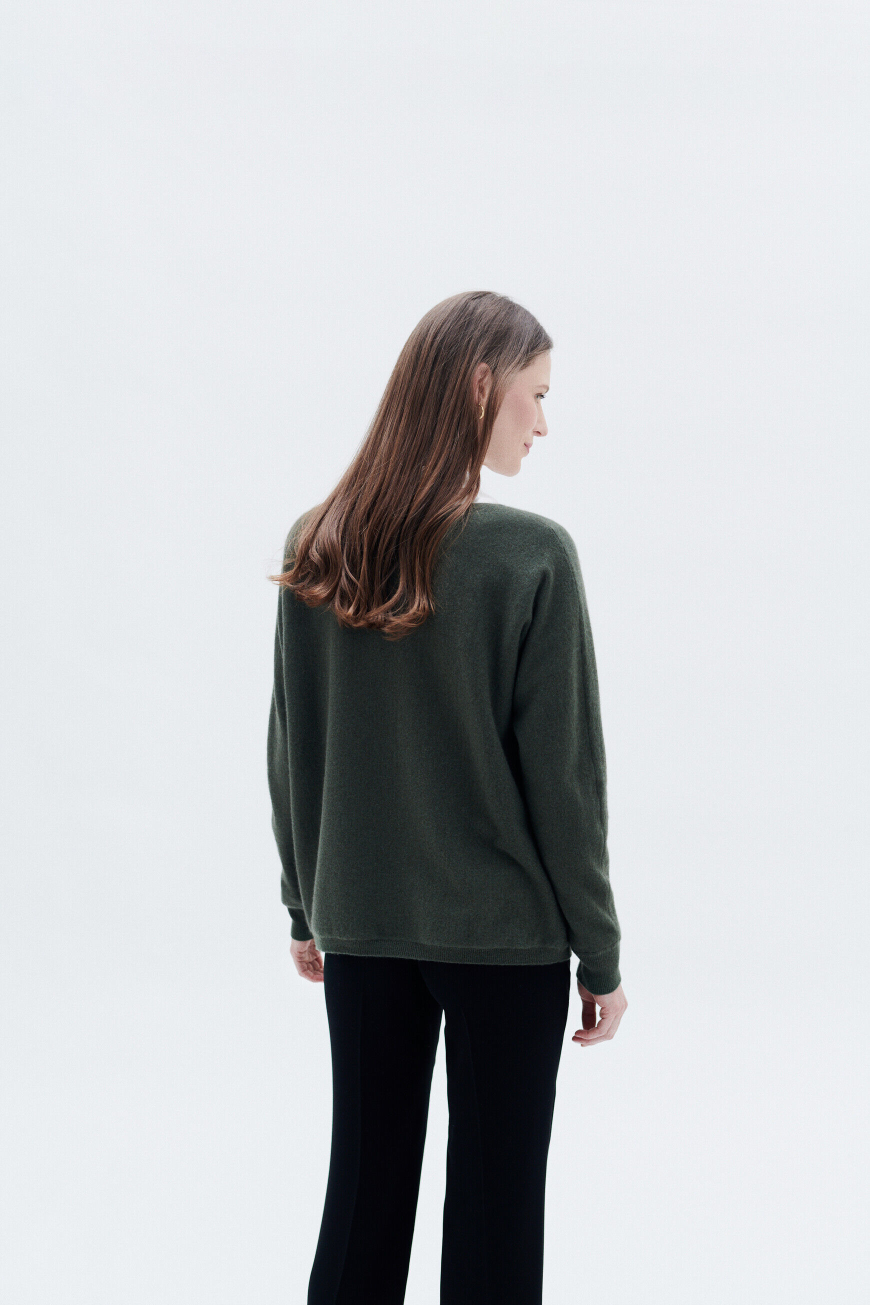 Pull mamelie vert clair femme