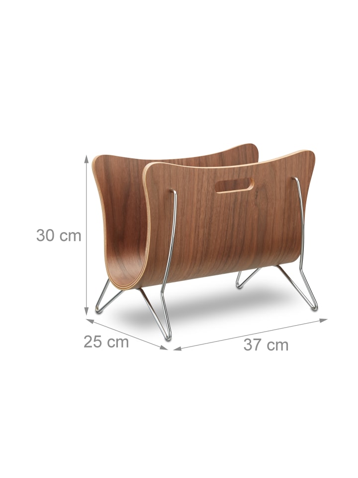 relaxdays Zeitungsständer in Natur - (B)37 cm günstig kaufen onesize