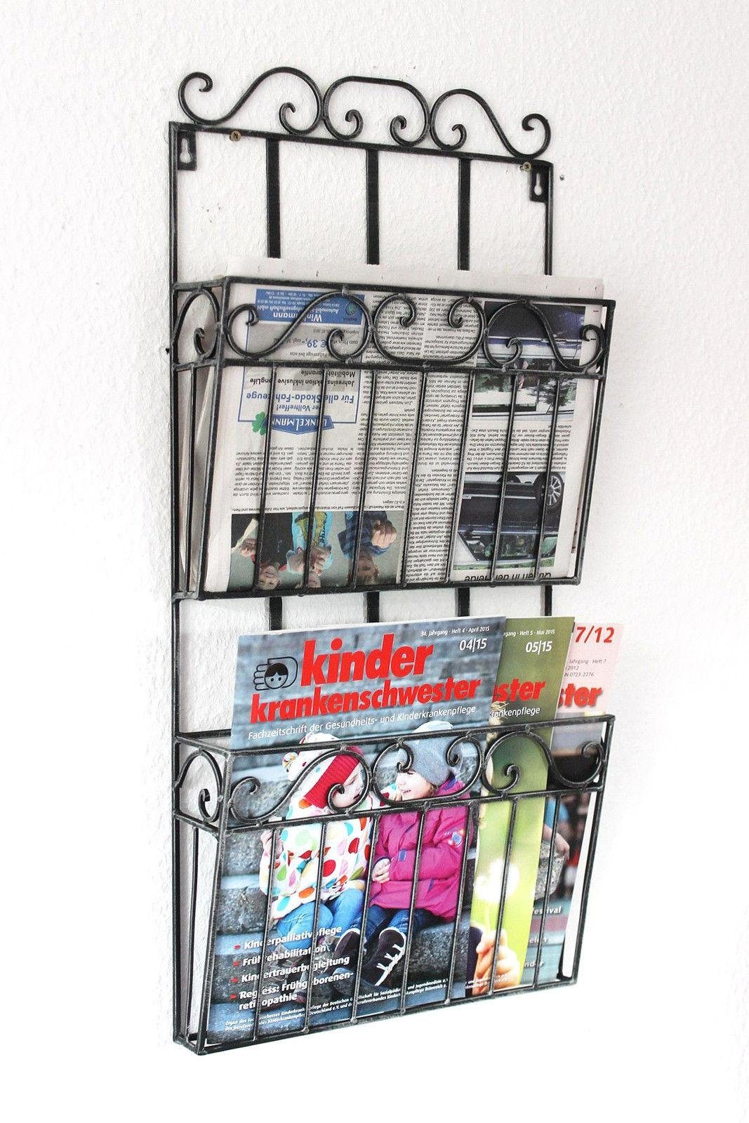 DanDiBo Zeitungsständer Wandregal Zeitungsständer Magazinhalter Küchenregal Zeitungshalter