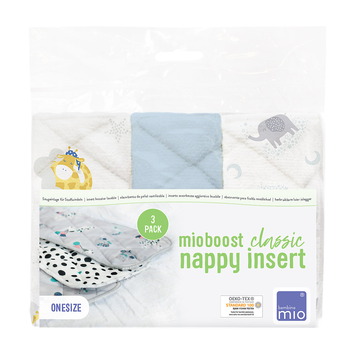 Bambino Mio, mioboost classic Saugeinlage, 3er Packung, Traumland
