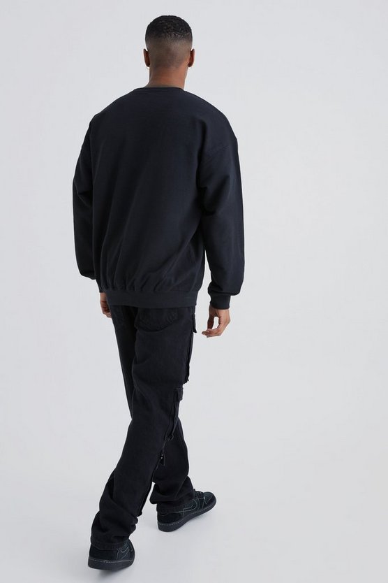 Oversize Sweatshirt mit lizenziertem Pixel Bugs Bunny Print