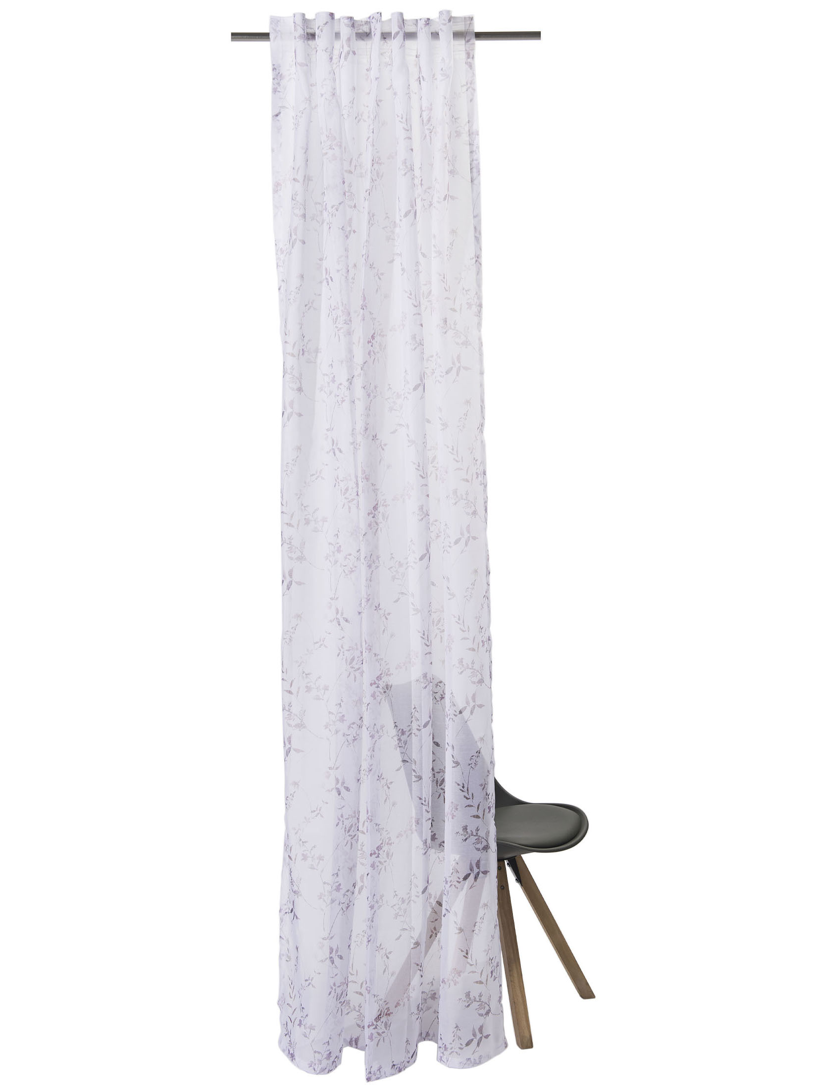 Evi Vorhang mit Gardinenband, Rose