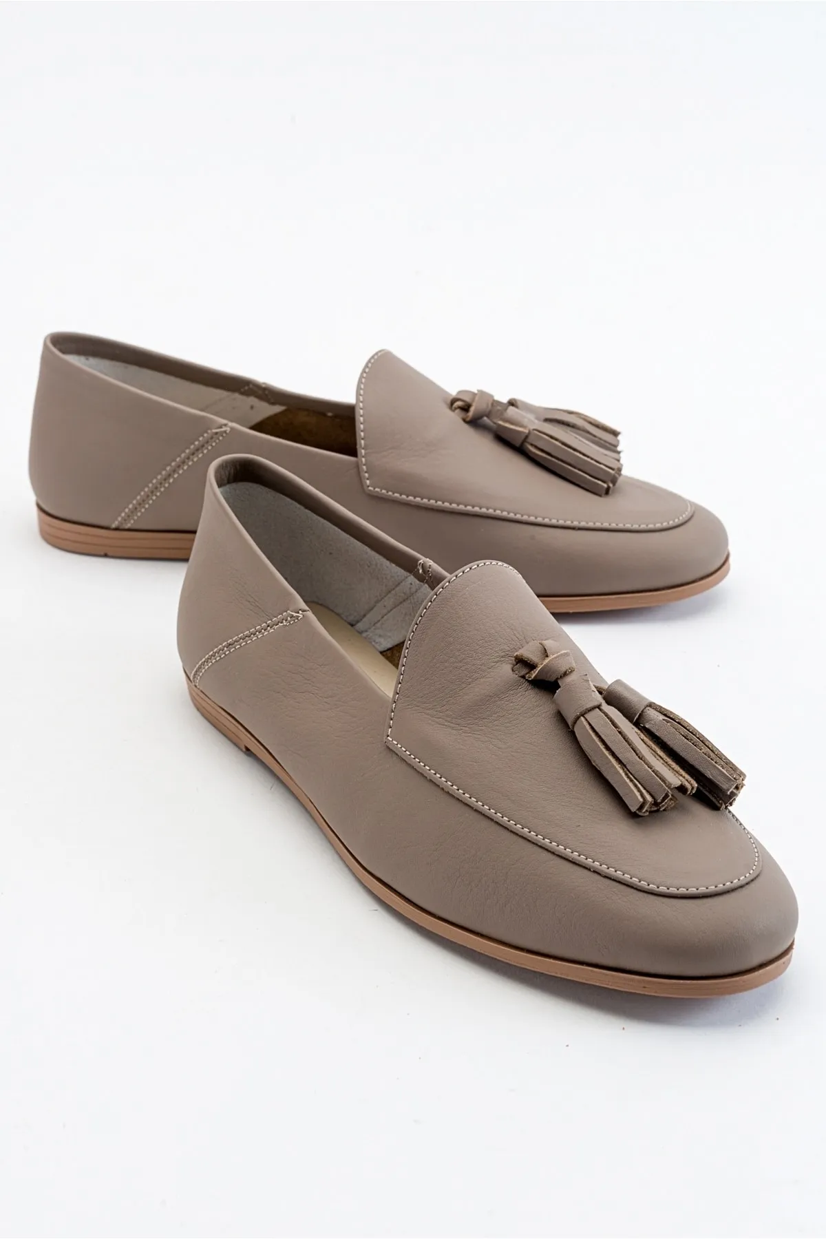LuviShoes  F04 Stone Skin Echtlederschuhe