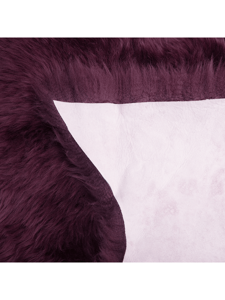 Beliani Schaffell ULURU in Violett - (W) 65 x (H) 8 x (L) 100 cm günstig kaufen onesize
