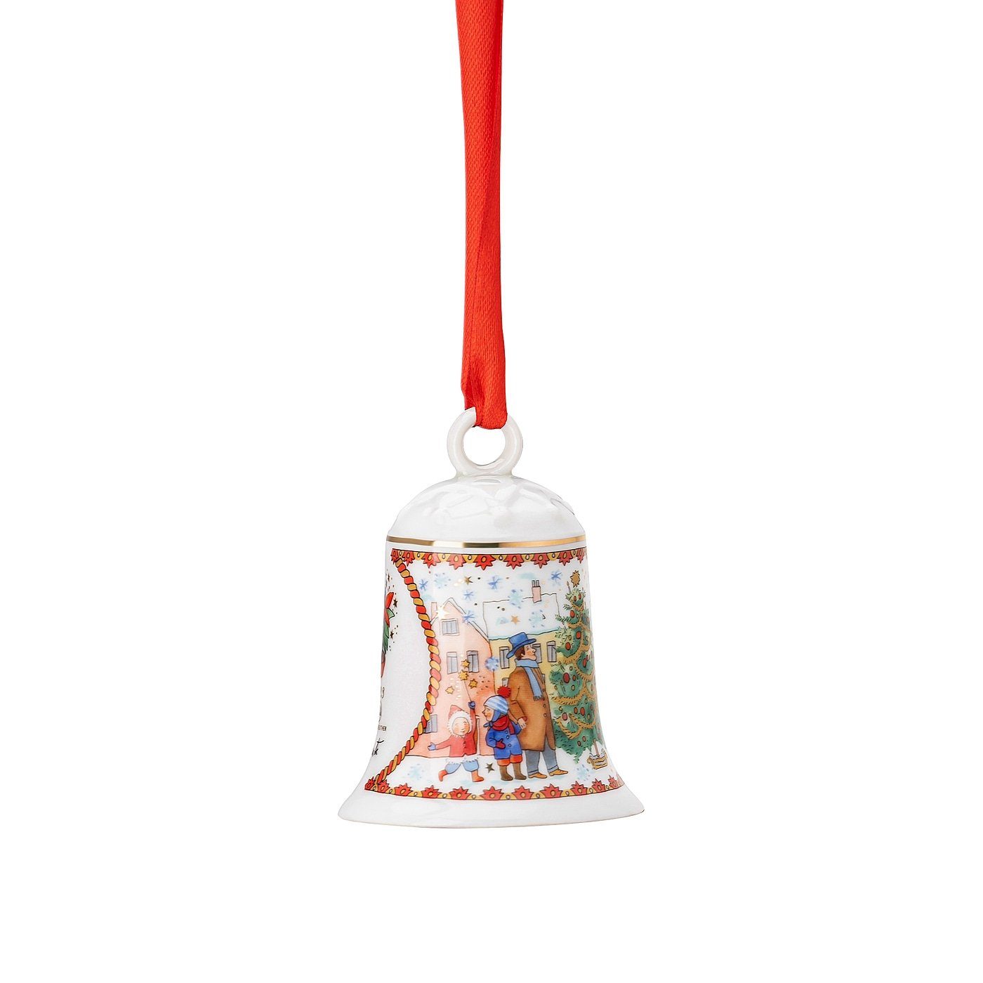 Hutschenreuther Christbaumschmuck Porzellanglocke Weihnachtsglocke 2023 in OVP - 2023 - 1 Stück (1-tlg), Sammelobjekt mit OVP (Originalverpackung)