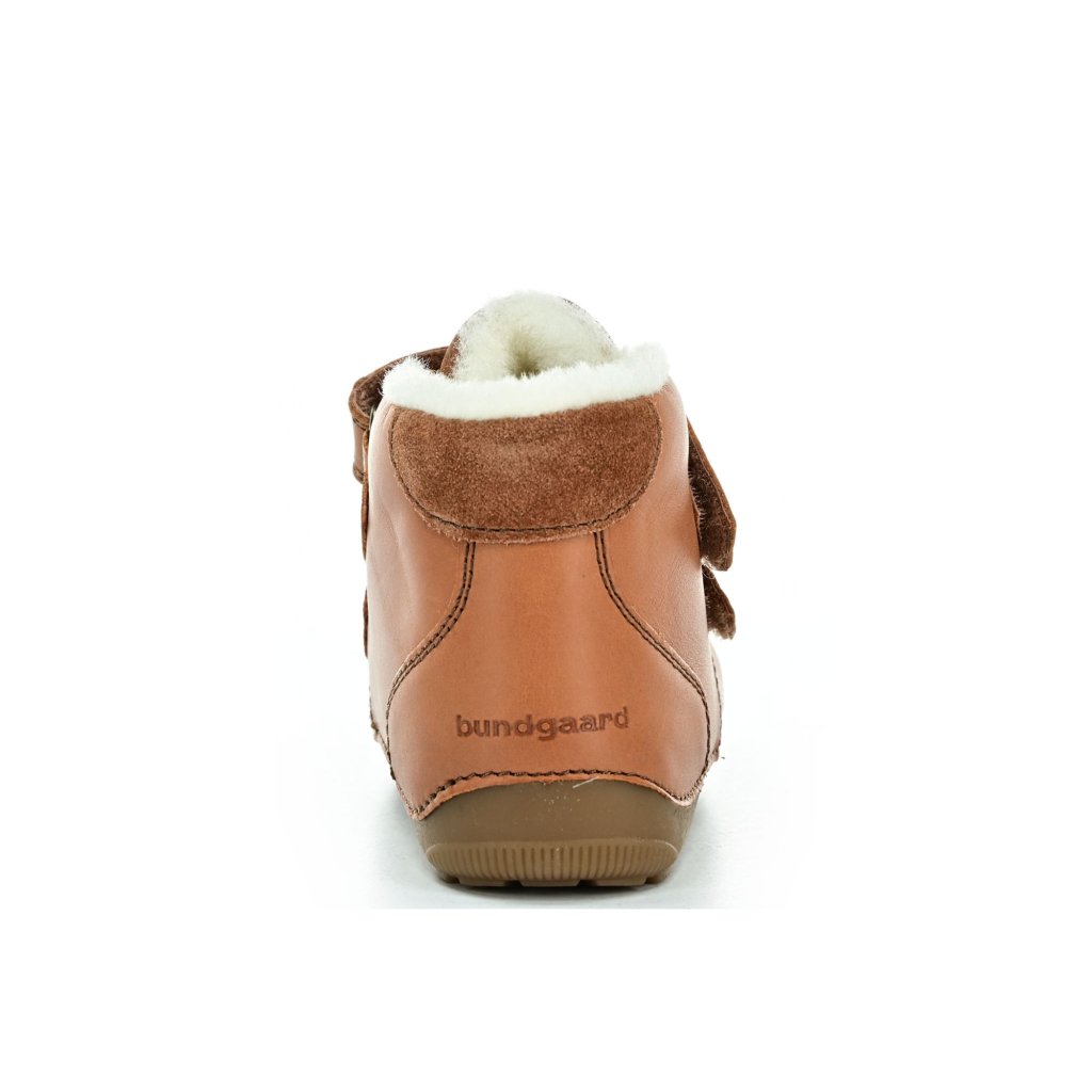 Bundgaard Petit Mid Winter Strap Cognac WS hellbraune Barfuß-Stiefeletten