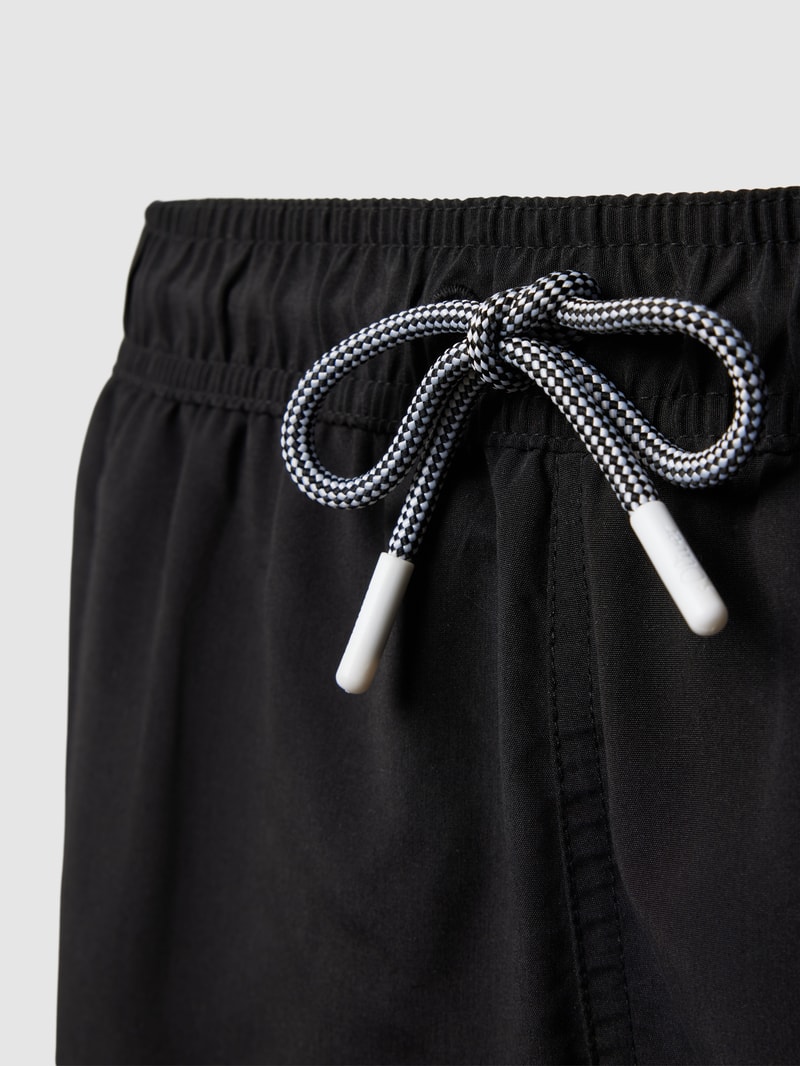 Badehose mit Tunnelzug Modell 'Basic' in schwarz
