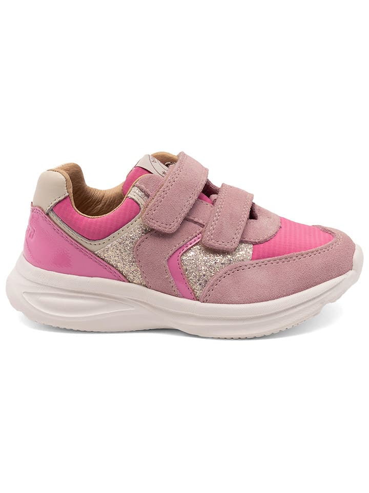 bisgaard Leder-Sneakers in Pink günstig kaufen