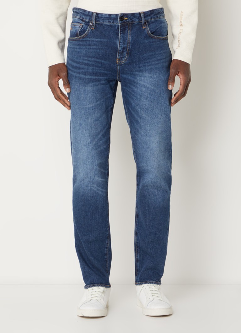 Jeans a gamba dritta Armani Exchange, lavaggio medio