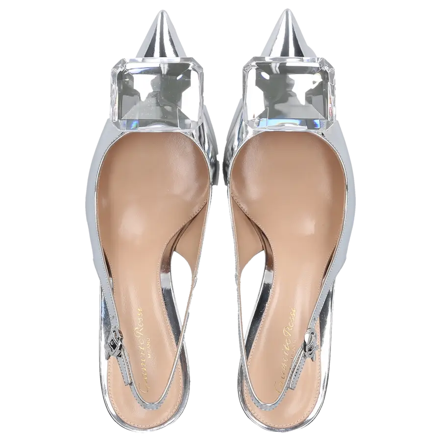 Gianvito Rossi - Slingpumps JAIPUR Lackleder - grau