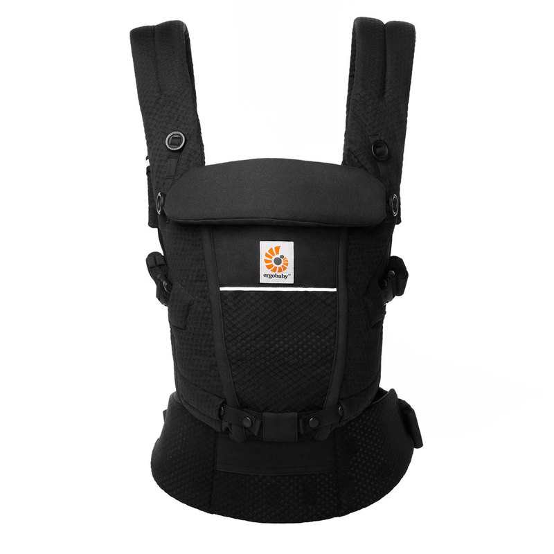 Porte bébé Adapt Soft Touch coton noir Ergobaby