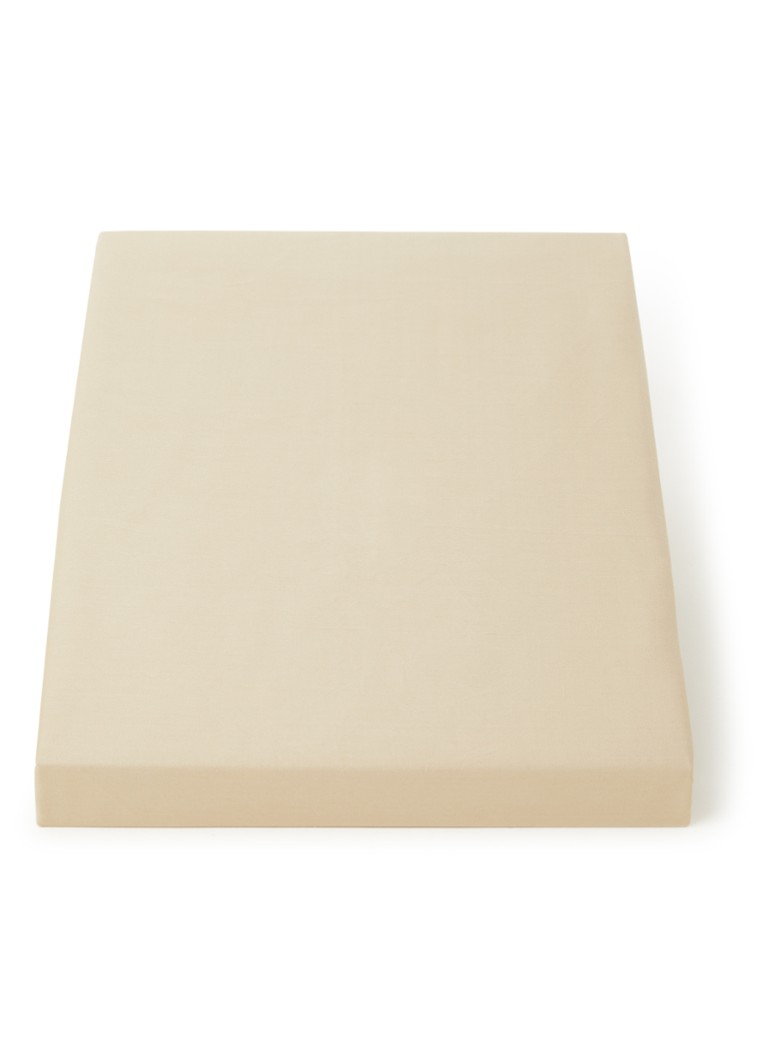 de Bijenkorf Home Organic fitted sheet made of organic cotton satin 300TC, corner height 30 cm