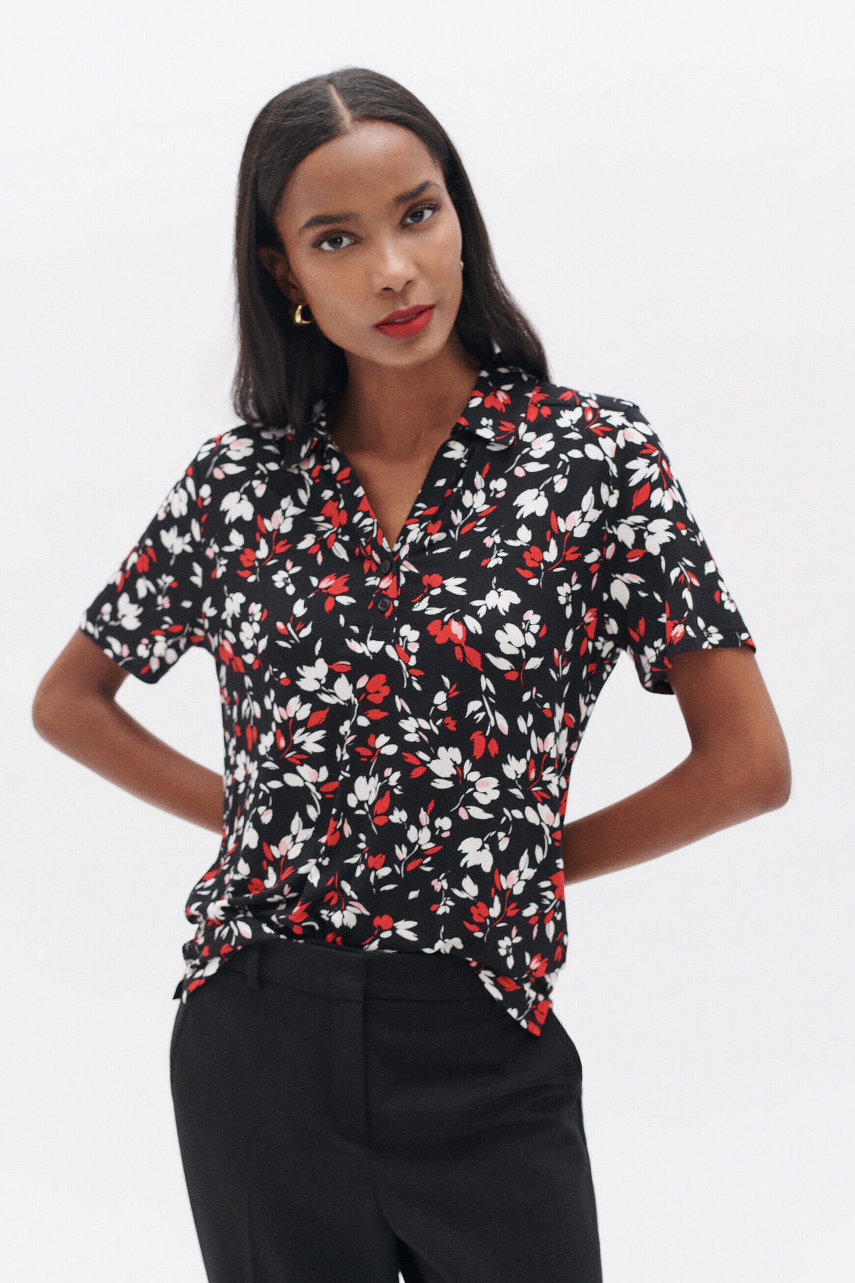 T-shirt taude noir femme
