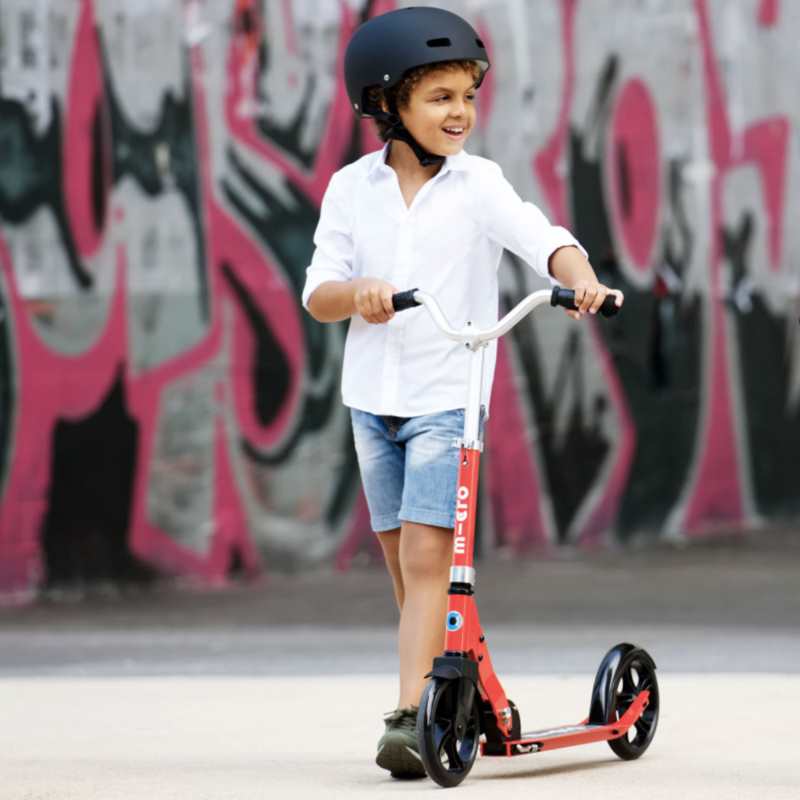 Trottinette pliable grandes roues – Micro Cruiser Rouge