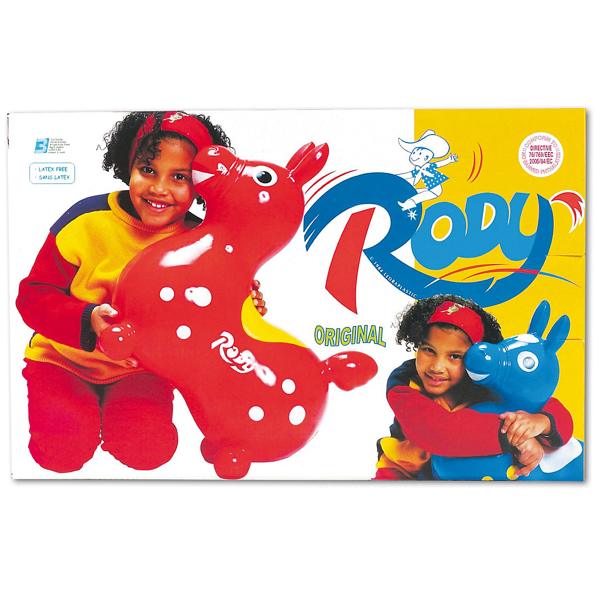 Hüpfpferd Rody, blau