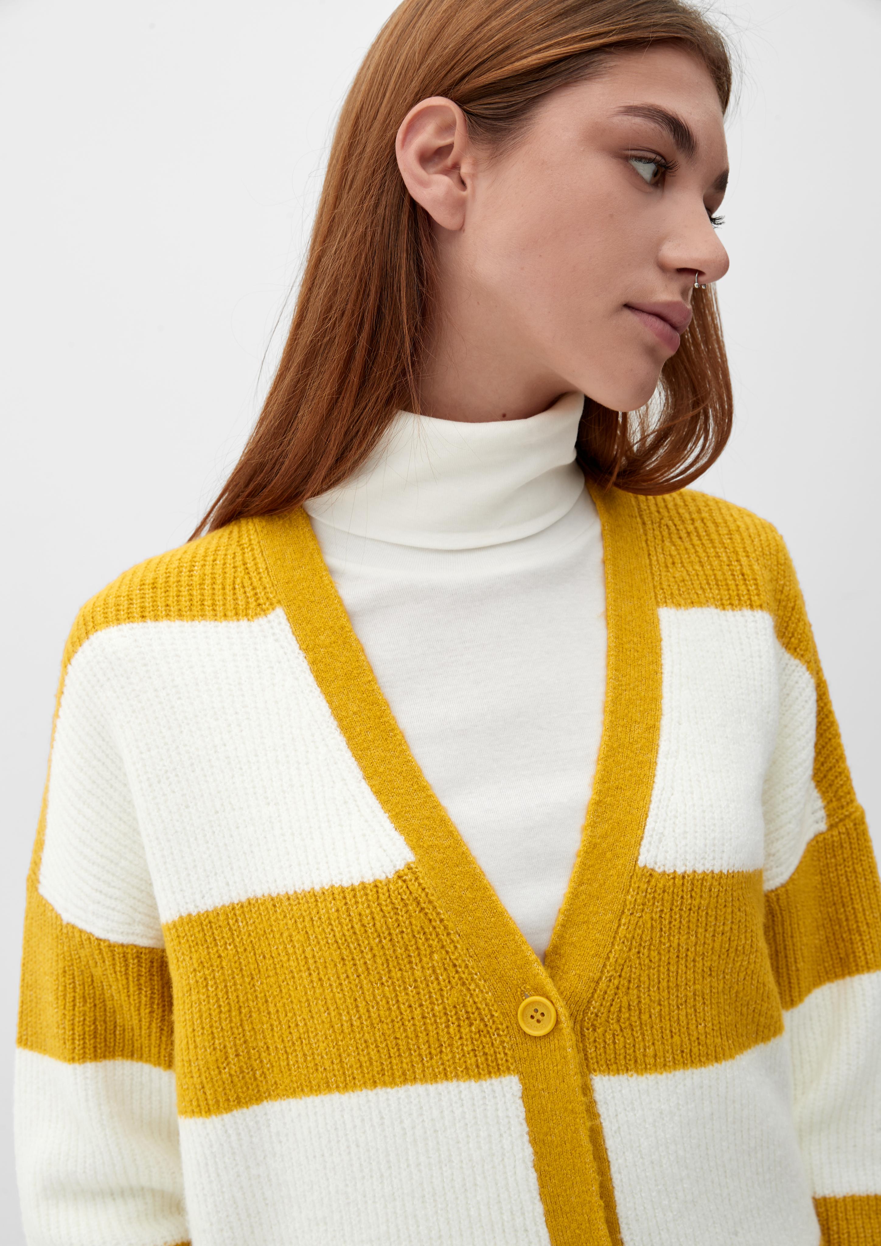 Strickcardigan mit Streifen  2119017-02G0