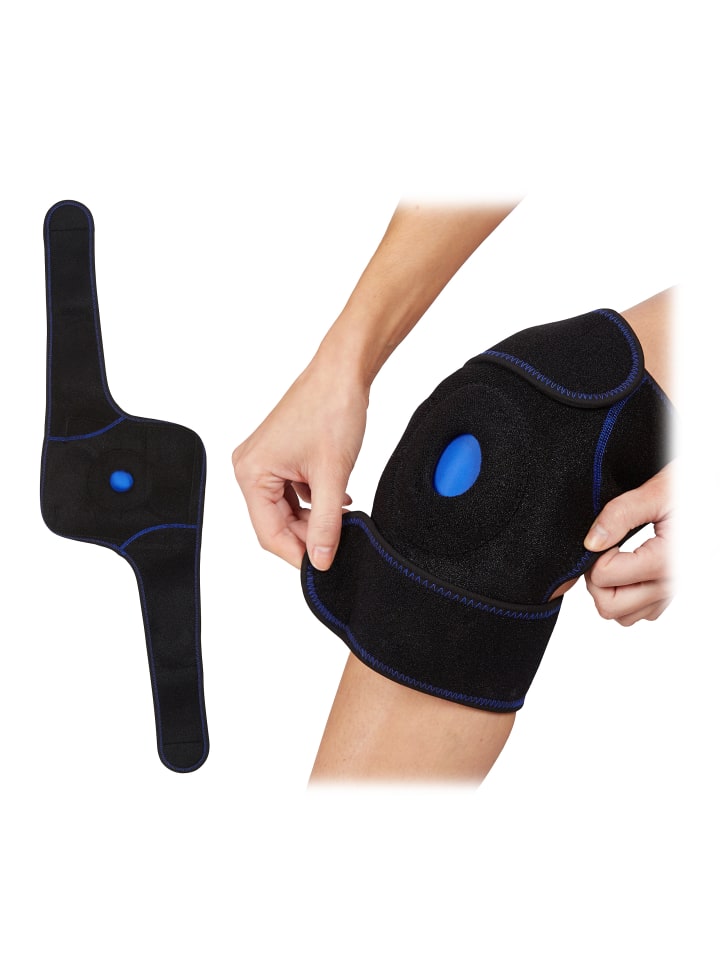 relaxdays Kühlkissen Knie in Schwarz günstig kaufen onesize