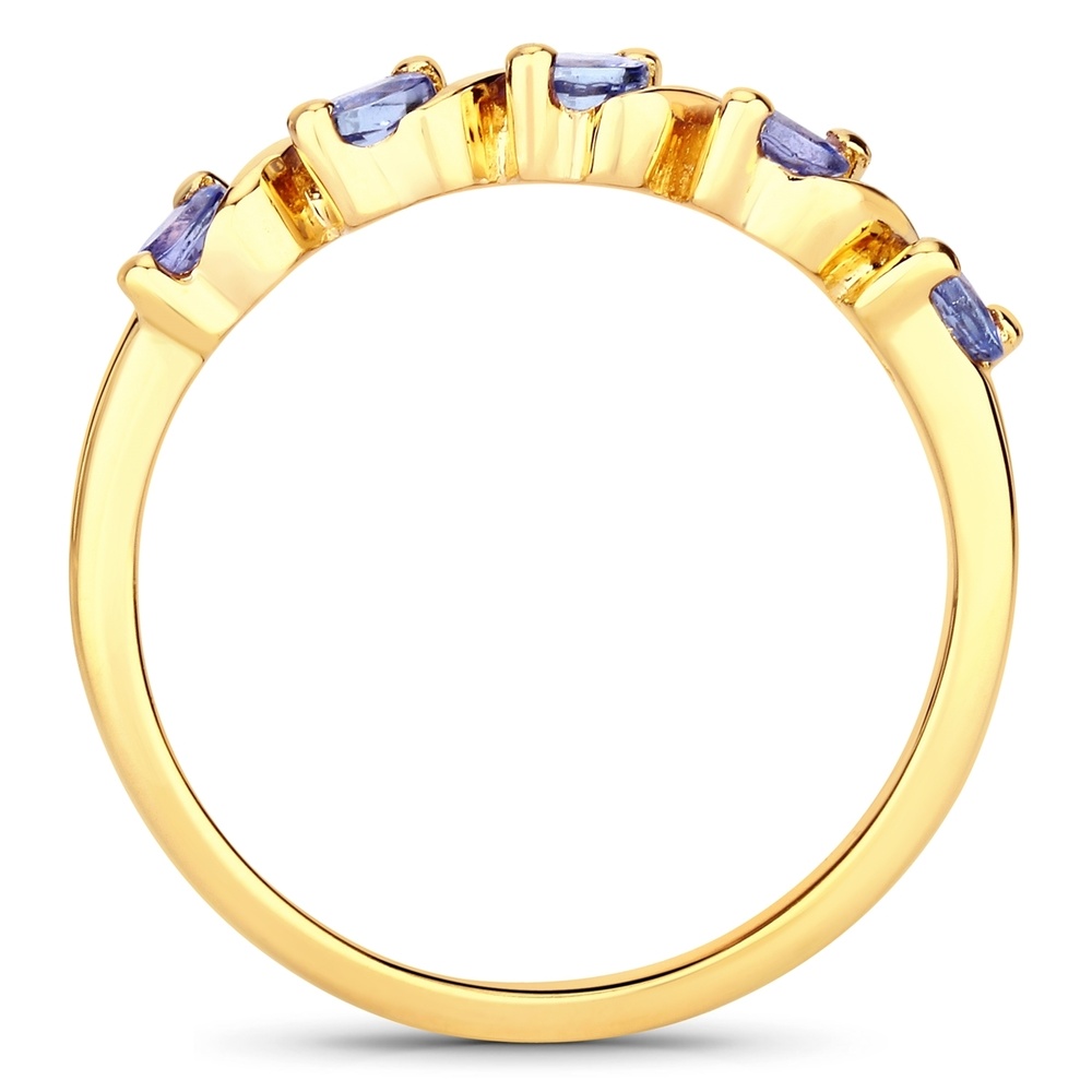 Rafaela Donata Bague Argent sterling Tanzanite en Or jaune Bague